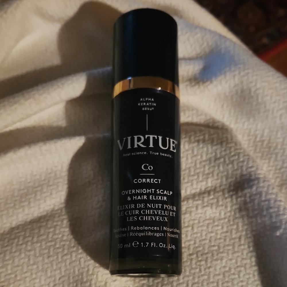 Virtue Overnight Scalp & Hair Elixir - Black